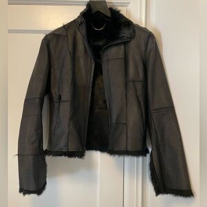 🕺VINTAGE Guess Women’s Rabbit Fur Jacket